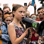 Greta, 15 jejích sympatizantů a 70 novinářů před Bílým domem